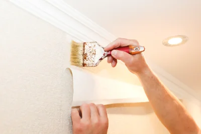 Pose de papier peint à Peyrelongue-Abos — revêtements muraux et toiles de verre